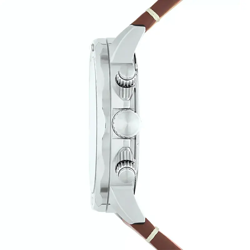 Fossil Bannon Multifunction Burgundy Dial Leather Men’s Watch- BQ2806